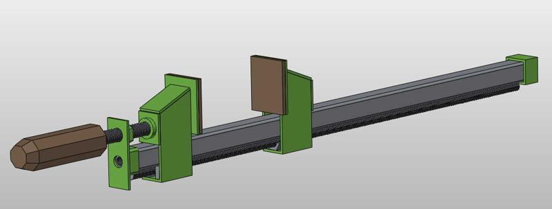 Serre joint dormant DIY / Homemade Bar Clamps 