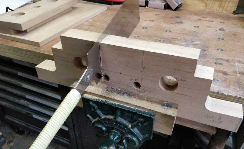 workbench for sawing wood